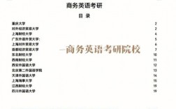 二本商務英語考研什么學校