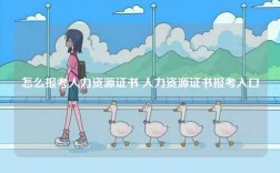 怎么報考人力資源證書 人力資源證書報考入口