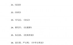 北大推薦的50本書