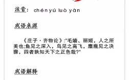 沉魚落雁是什么意思