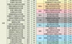 2024年安慶職業技術學院分數線