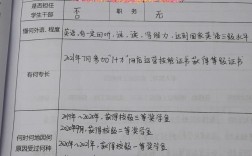 畢業生登記表外語掌握程度怎么寫