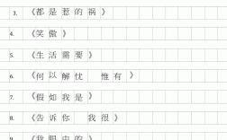 初一必考作文題目20個