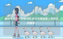 最好考的會計專碩學校(會計專碩容易上岸的學校推薦)