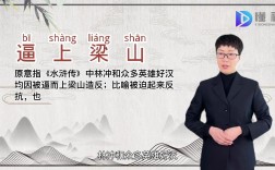 逼上梁山的意思