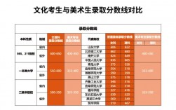 美術分260文化350能上的大學(藝考2024文化分要求)