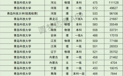 青島科技大學分數線