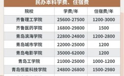 民辦二本學費