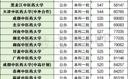 全國中醫藥大學分數線(詳解)