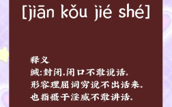 閉口結(jié)舌的解釋_近義詞_反義詞