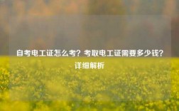 自考電工證怎么考？考取電工證需要多少錢？詳細(xì)解析