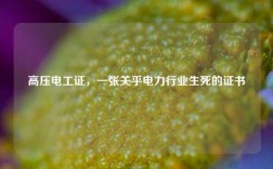 高壓電工證，一張關乎電力行業生死的證書