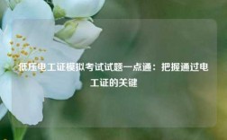 低壓電工證模擬考試試題一點通：把握通過電工證的關鍵