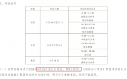 河南省初級會計證考試時間2024年