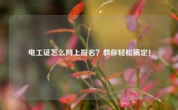 電工證怎么網上報名？教你輕松搞定！