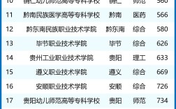 2024年貴州職業(yè)學校排名前十