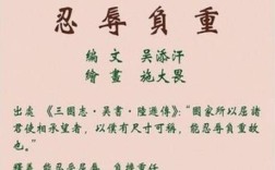 忍辱負重的意思