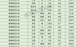 青海師范大學藝術生錄取分數線