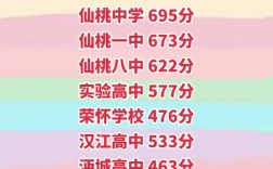 沔城高中錄取分數線