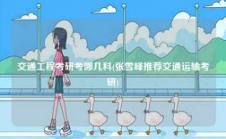 交通工程考研考哪幾科(張雪峰推薦交通運(yùn)輸考研)