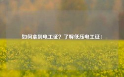 如何拿到電工證？了解低壓電工證：