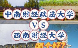 中南財經政法大學和西南財經大學哪個好