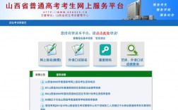 山西招生網入口登錄
