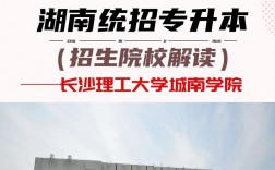 長沙理工大學(xué)專升本城南學(xué)院專升本