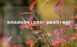 如何選擇培訓(xùn)電工的學(xué)校？這里有幾個(gè)推薦！