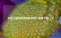 水電工培訓有培訓機構嗎？詳細了解一下
