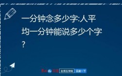 一分鐘能讀多少字