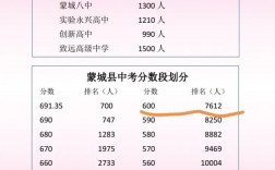 2024年蒙城二中錄取分?jǐn)?shù)線