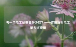 考一個(gè)電工證需要多少錢？——詳細(xì)解析電工證考試費(fèi)用