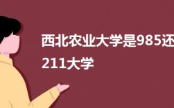 西北農業大學是985還是211大學