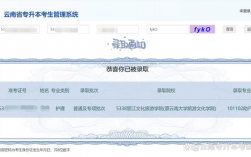 云南省專升本錄取查詢