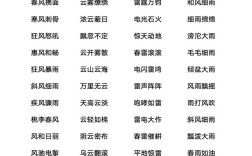 關于雨的成語