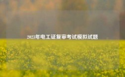 2023年電工證復審考試模擬試題