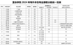 2024宜春學院分數線