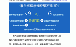 心理咨詢報考條件