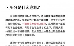考研壓分是什么意思