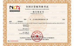 計算機證書分幾級