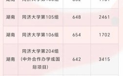 同濟(jì)河南錄取分?jǐn)?shù)線