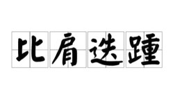 比肩疊踵的意思_釋義_出處