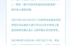 遂寧市招生考試網（附入口+流程）