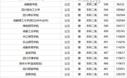 四川二本大學有哪些學校名單(2023年四川二本大學錄取分數(shù)線)