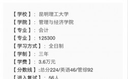 昆明理工大學會計專碩好考嗎(會計碩士學費費用)