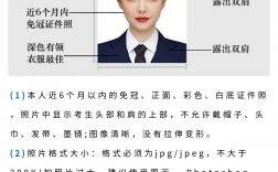 教師資格證考試照片要求