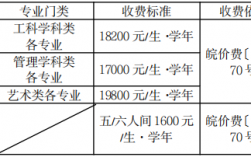 合肥城市學院專升本學費