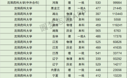 2024年沈陽藥科大學分數線