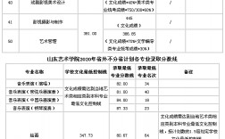 2024年山東藝術學院錄取分數線